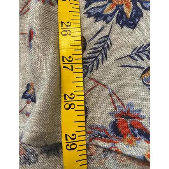 Como Vintage Floral Print Boho Tunic Dress with Tie Neck - Picture 4 of 6